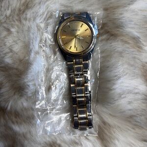 NIB Geneva Men’s 27mm Silver & Gold Watch